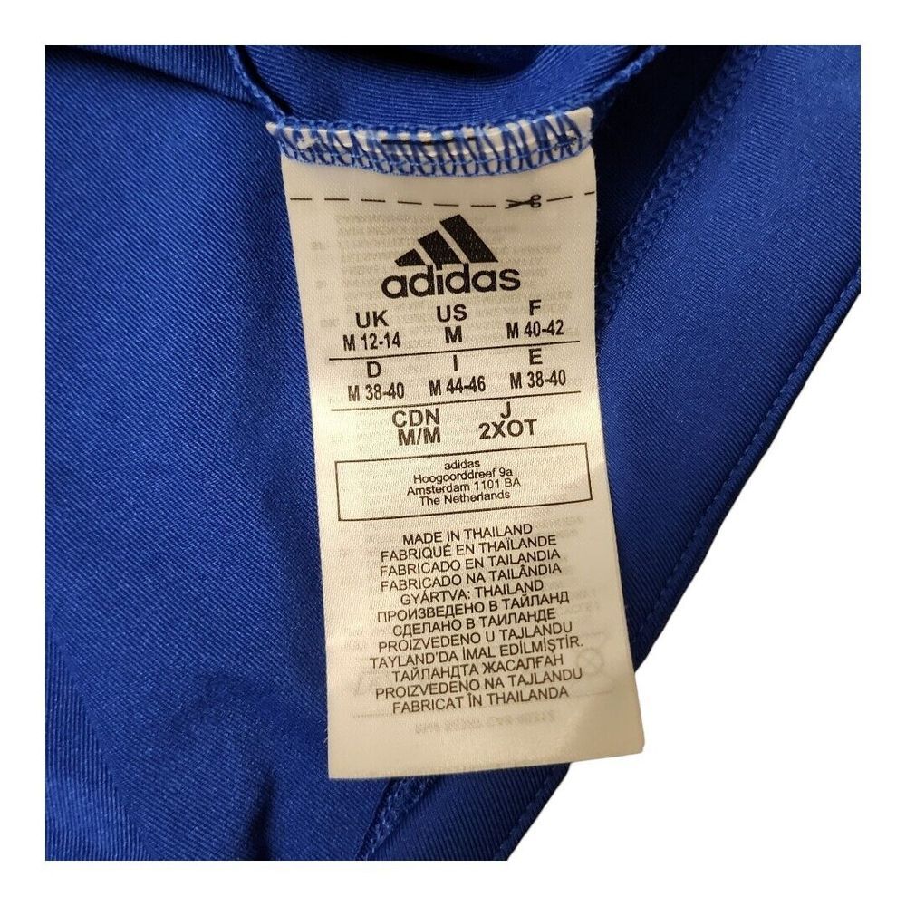 NWOT Kansas Jayhawks Tee Woman Medium Adidas College Performance Training Blue - Picture 4 of 10